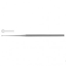 Buck Ear Curette Fig. 00 - Straight - Blunt Stainless Steel, 17 cm - 6 3/4" 